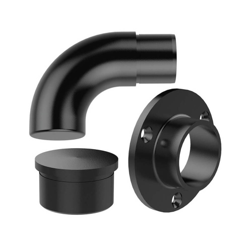 Black Handrail End Piece