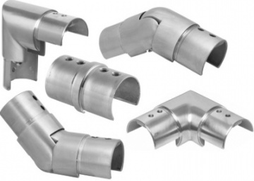 Connector for Slotted Tubing Handrail